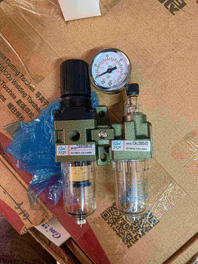 Cốc lọc khí bé cho máy phay đố